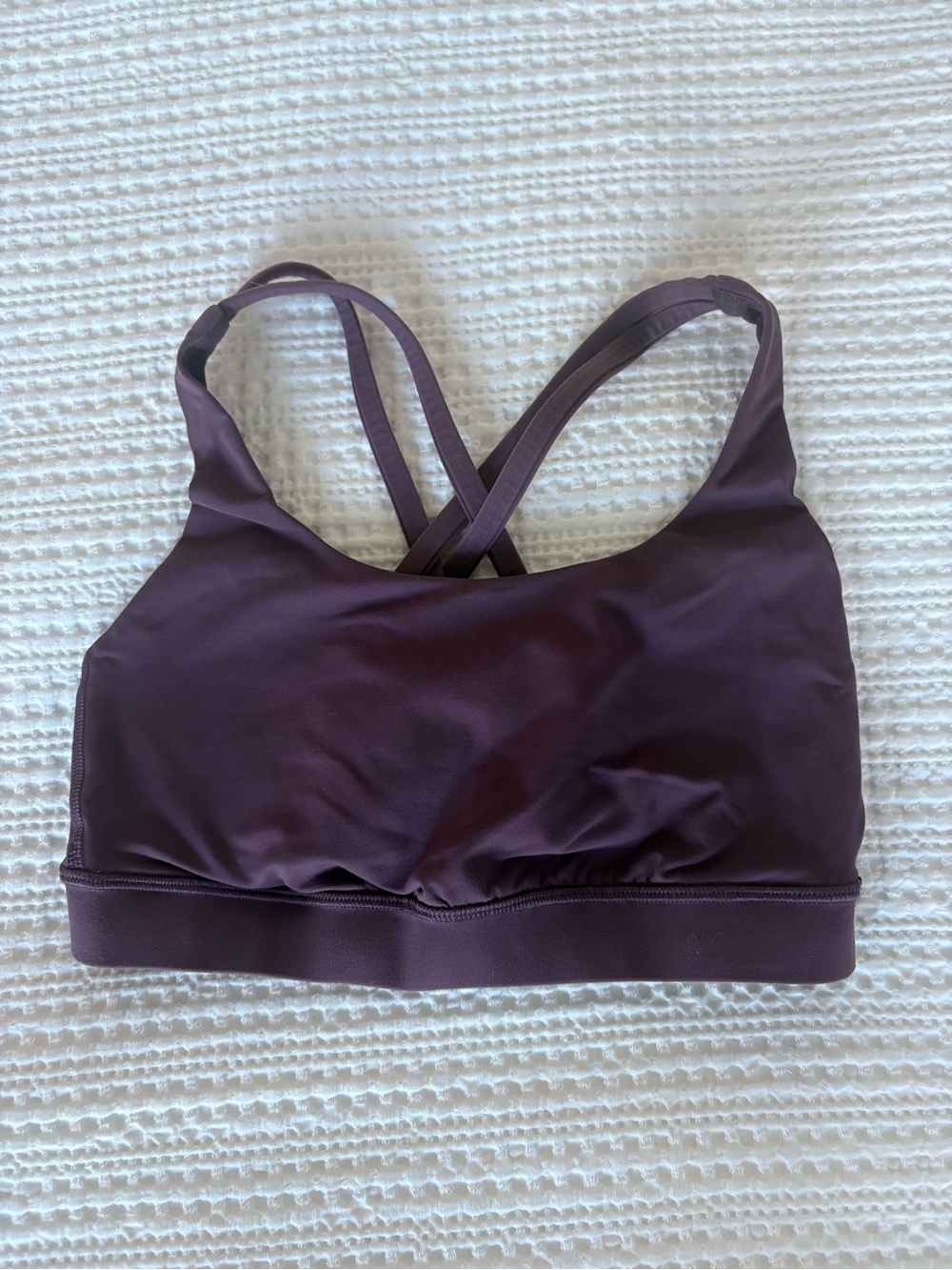Lulu Lemon Purple Crossback Sports Bra